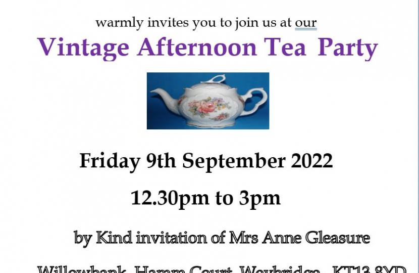 Vintage Tea event