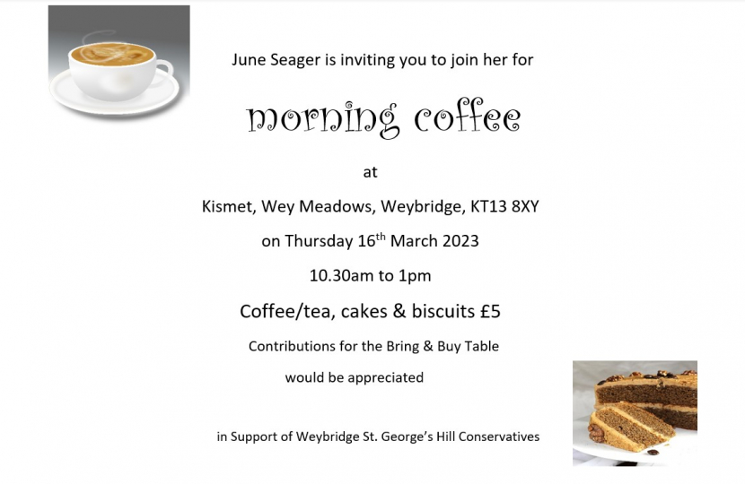 Coffee morning flyer