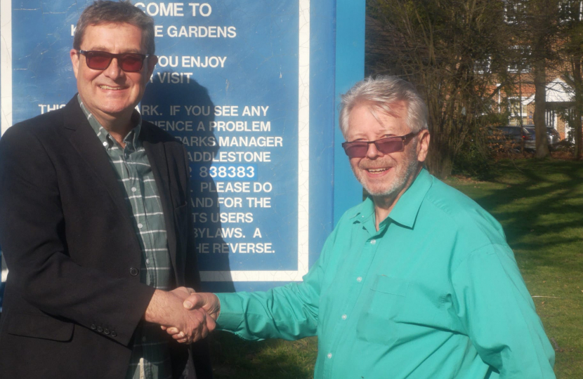 David with Cllr Jim Broadhead