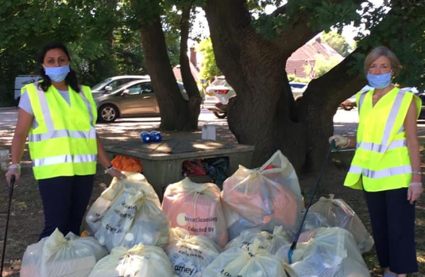 Litter picking in the pandemic