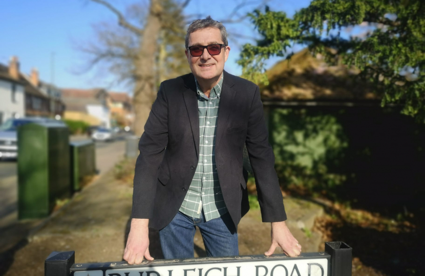 David Curran is campaigning to be Addlestone North's new councillor