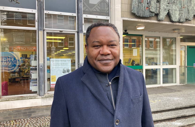 Freddie Tshiaba your Conservative councillor for Weybridge Riverside