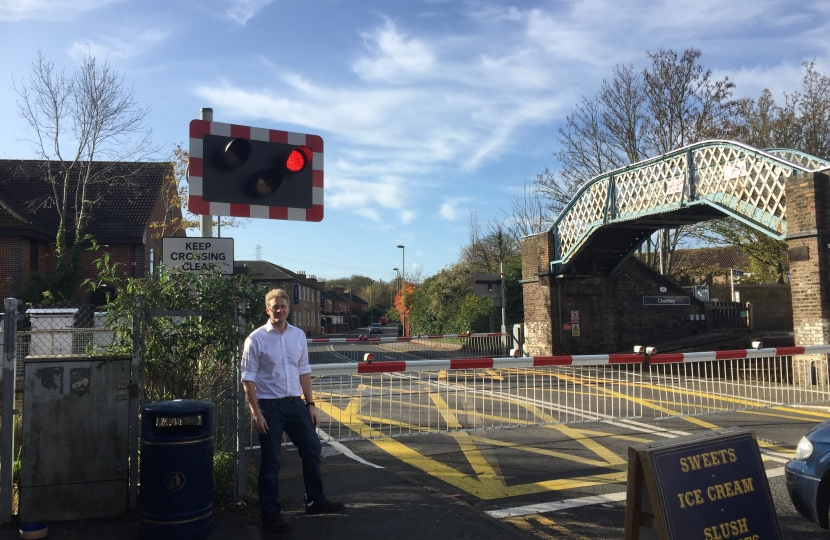 Dr Ben Spencer is concerned about long waits at barriers across the constituency