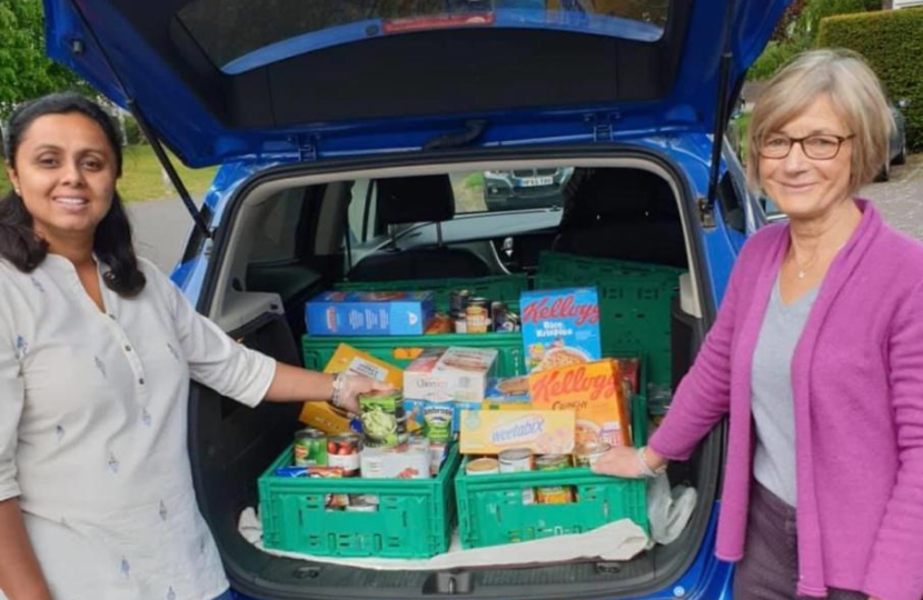 Delivering for the foodbank