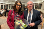 Suella Braverman with RWCA Chairman Cllr Colin McFarlane